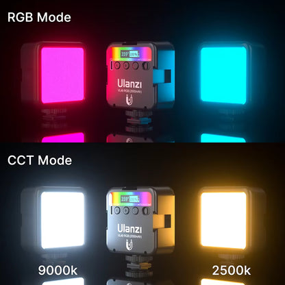 Luz LED RGB Ulanzi VL49 portátil para foto y video